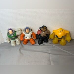 Toy Story Disney/Pixar Heroes of Goo, Kit Zu. Set of 4 Buzz, Zyclops, Izzy